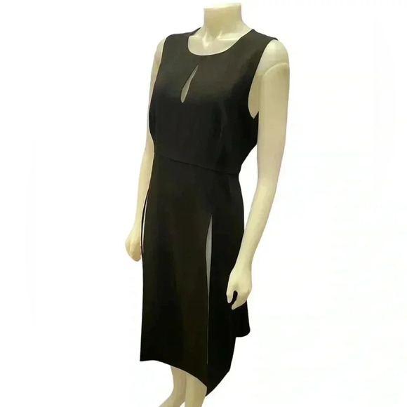 Marciano Black Sleeveless Midi Dress  Size Large - Picture 1 of 12